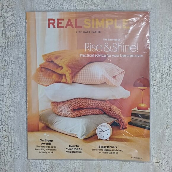 Real Simple Magazine - Lot Of 4 Issues - March June July Dec 2024 - New SEALED - Picture 2 of 5